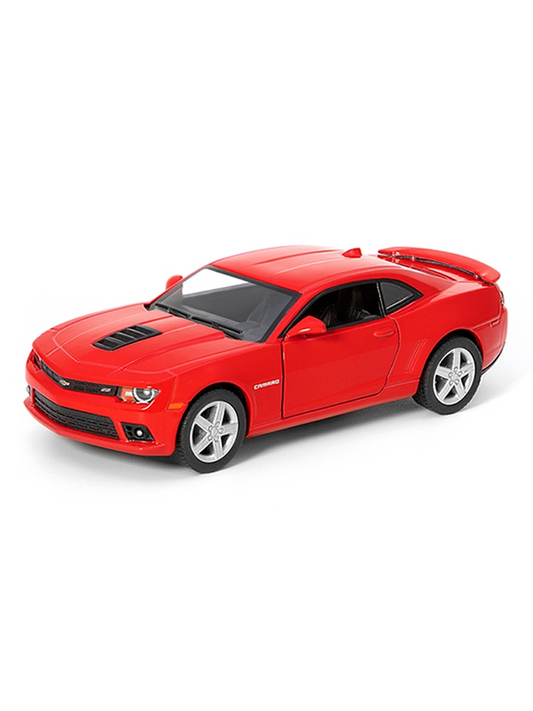 Diecast scale model of a 2014 Chevrolet Camaro Red