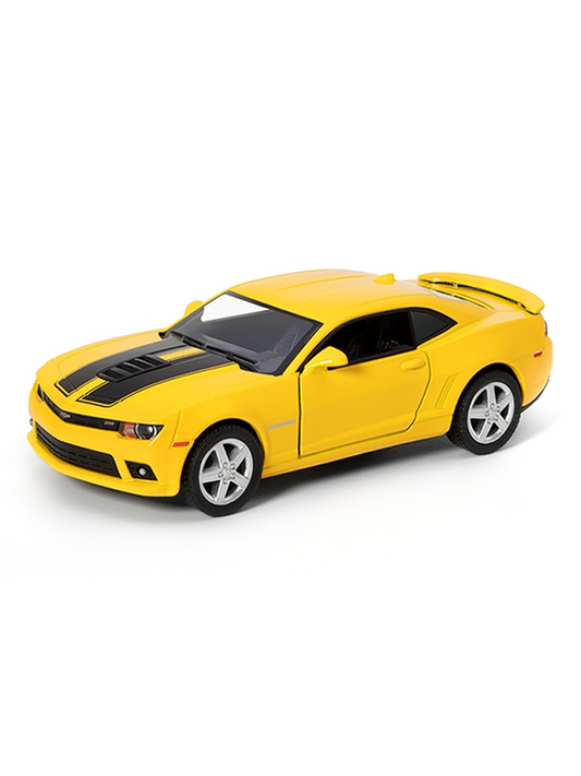 Diecast scale model of a 2014 Chevrolet Camaro Yellow