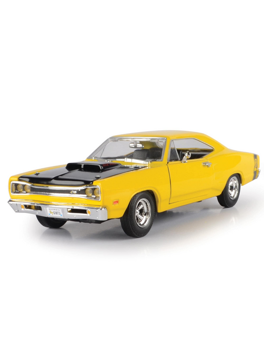 Diecast scale model of a 1969 Dodge Coronet Super Bee
