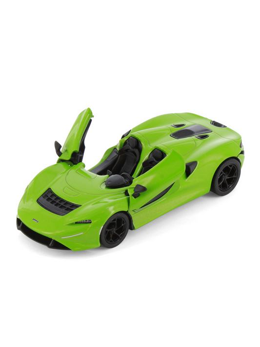 Diecast scale model of a McLaren Elva Green