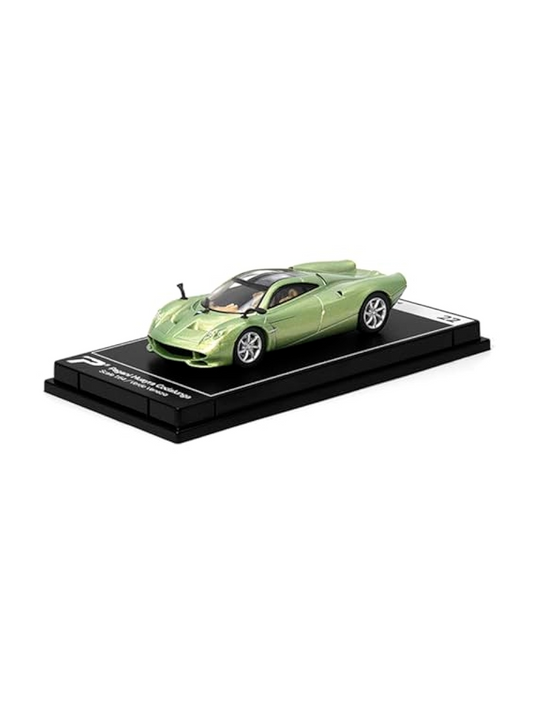 A diecast scale model on a showcase tray