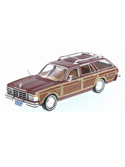 Diecast scale model of a 1979 Chrysler LeBaron Town & Country